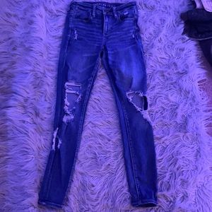 American Eagle Ripped Skinny Jeans